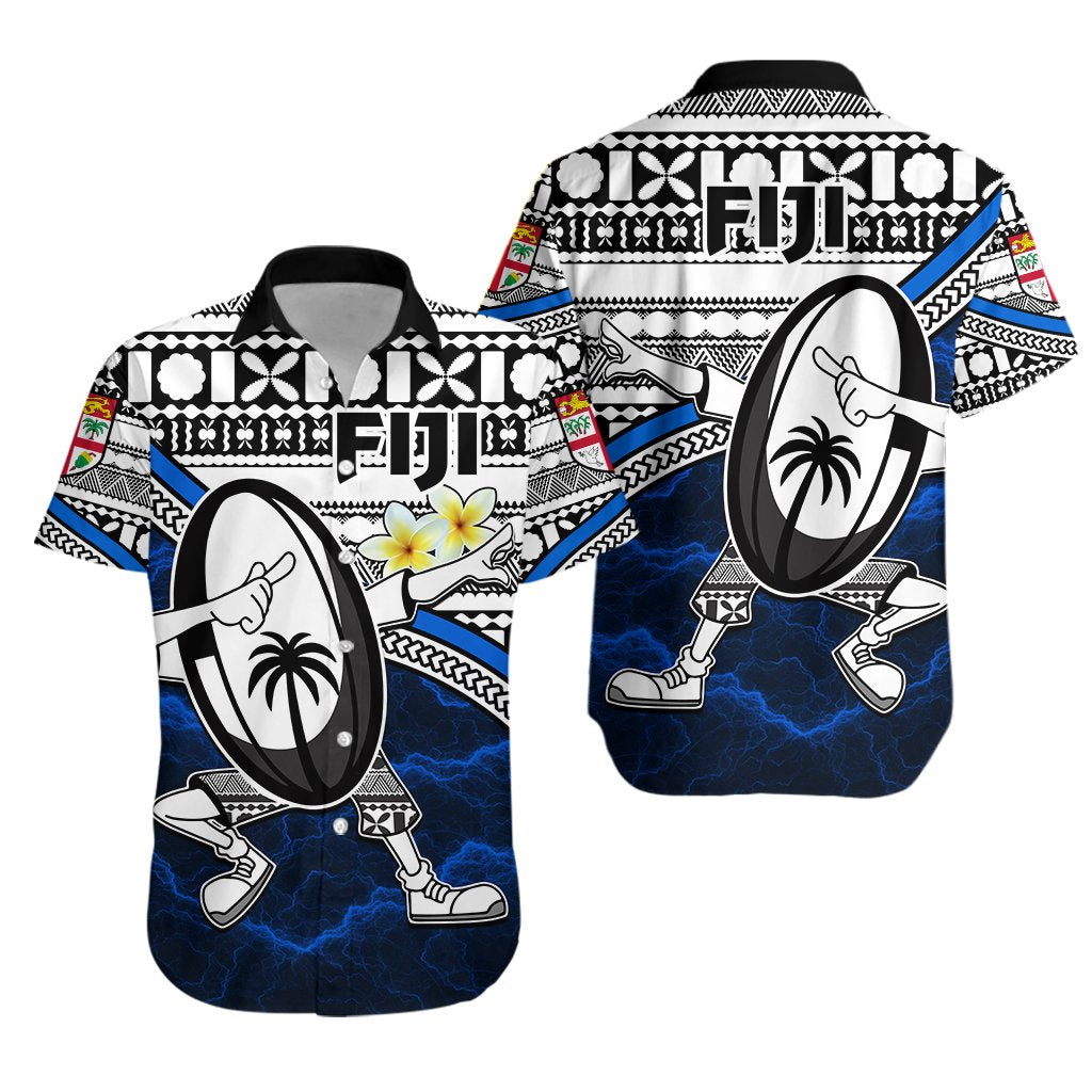 Fiji Rugby Hawaiian Shirt Tapa Cloth Dab Trend Style - Vibe Hoodie Shop