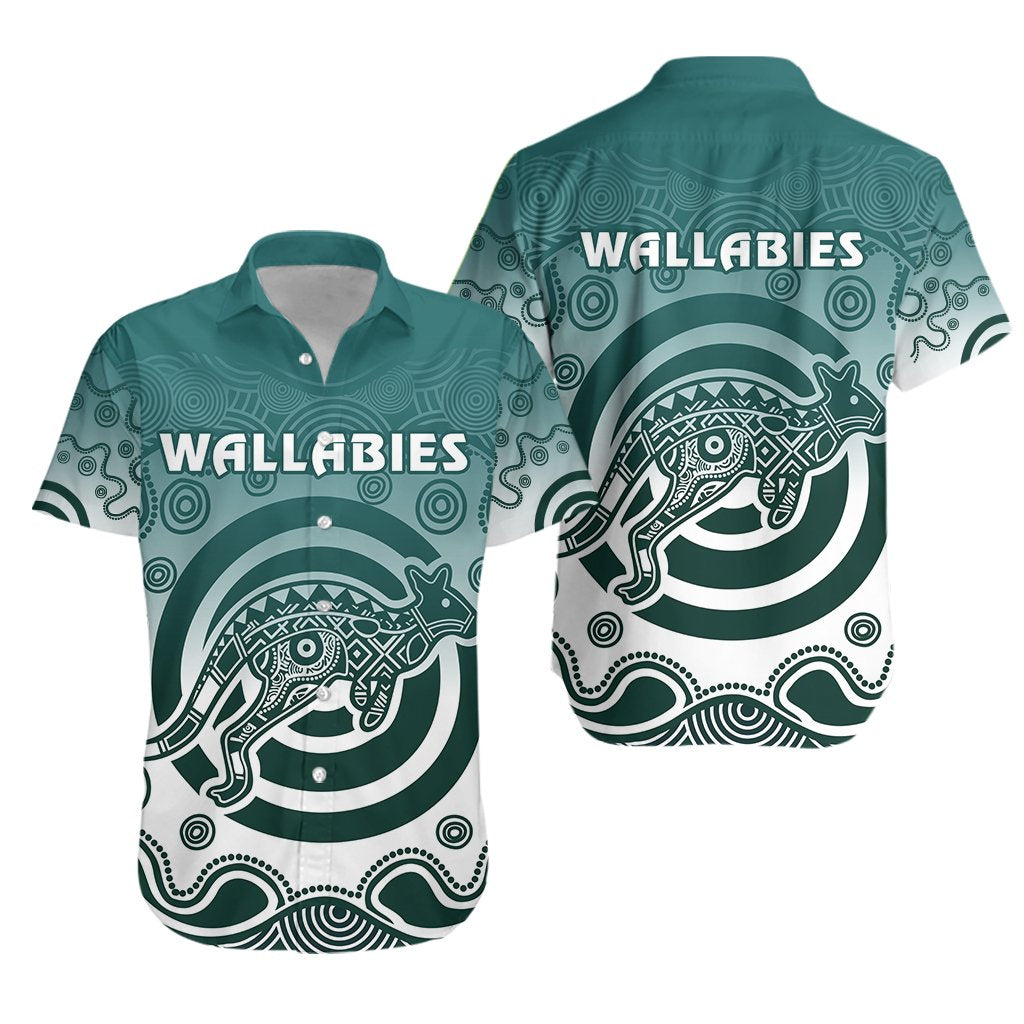 Wallabies Hawaiian Shirt Brilliant Future Wallaby - Vibe Hoodie Shop