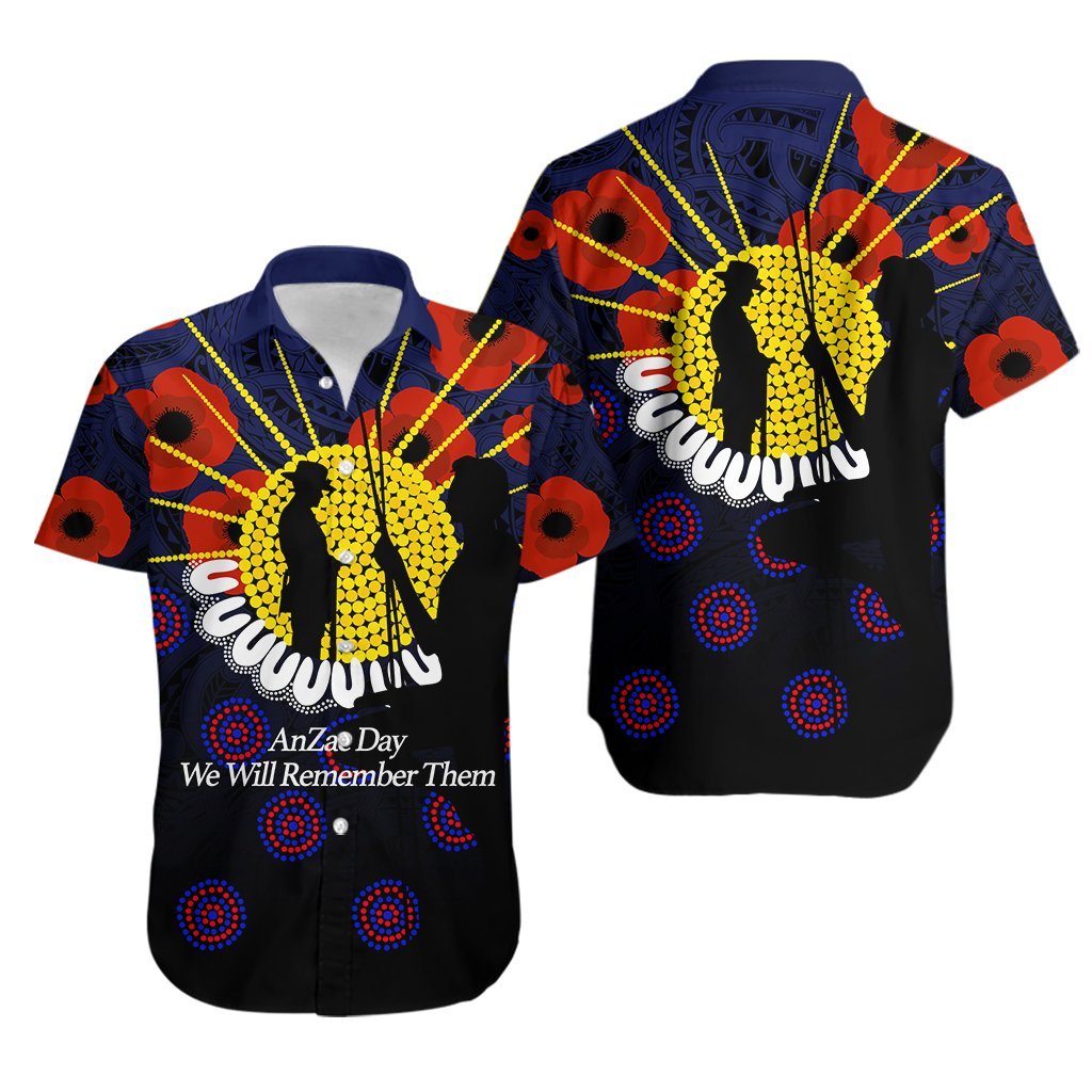 Australia ANZAC Day Hawaiian Shirt We Will Remember Them - Vibe Hoodie Shop