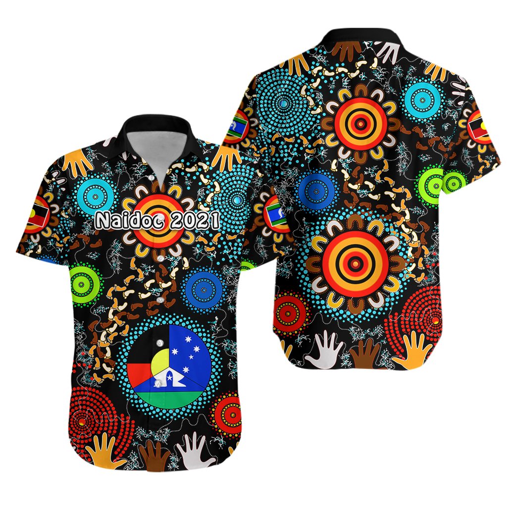 The NAIDOC 2021  Hawaiian Shirt Heal Country Style - Vibe Hoodie Shop