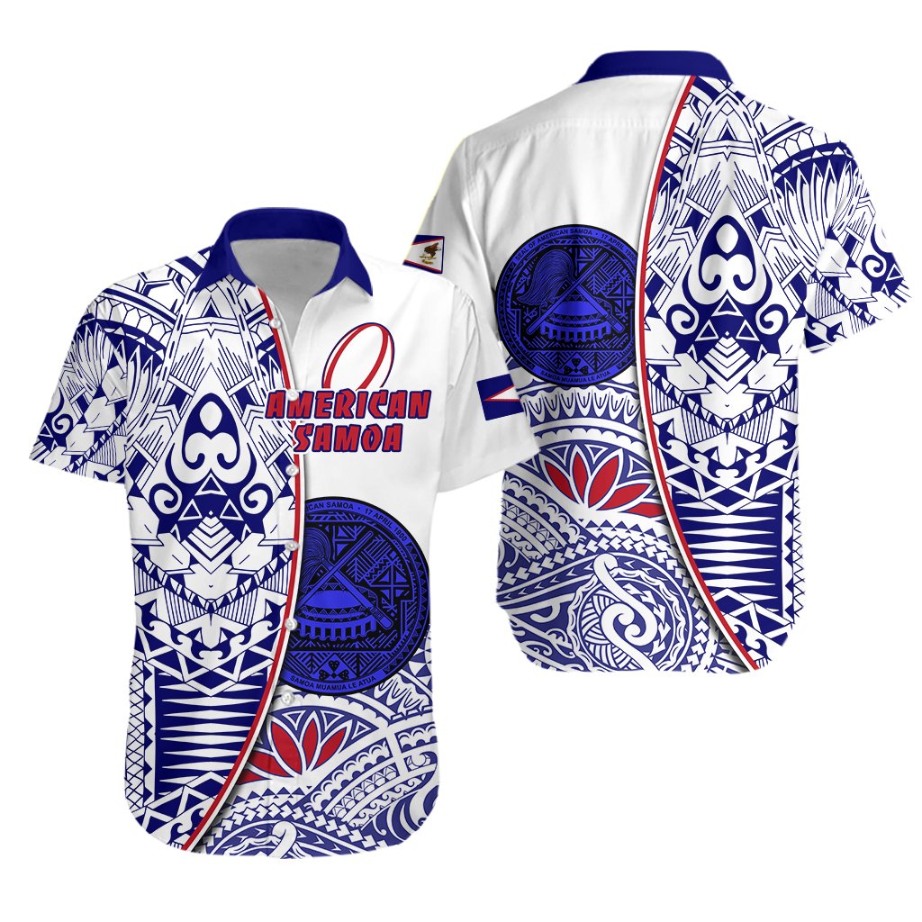 American Samoa Rugby Hawaiian Shirt Special - Vibe Hoodie Shop