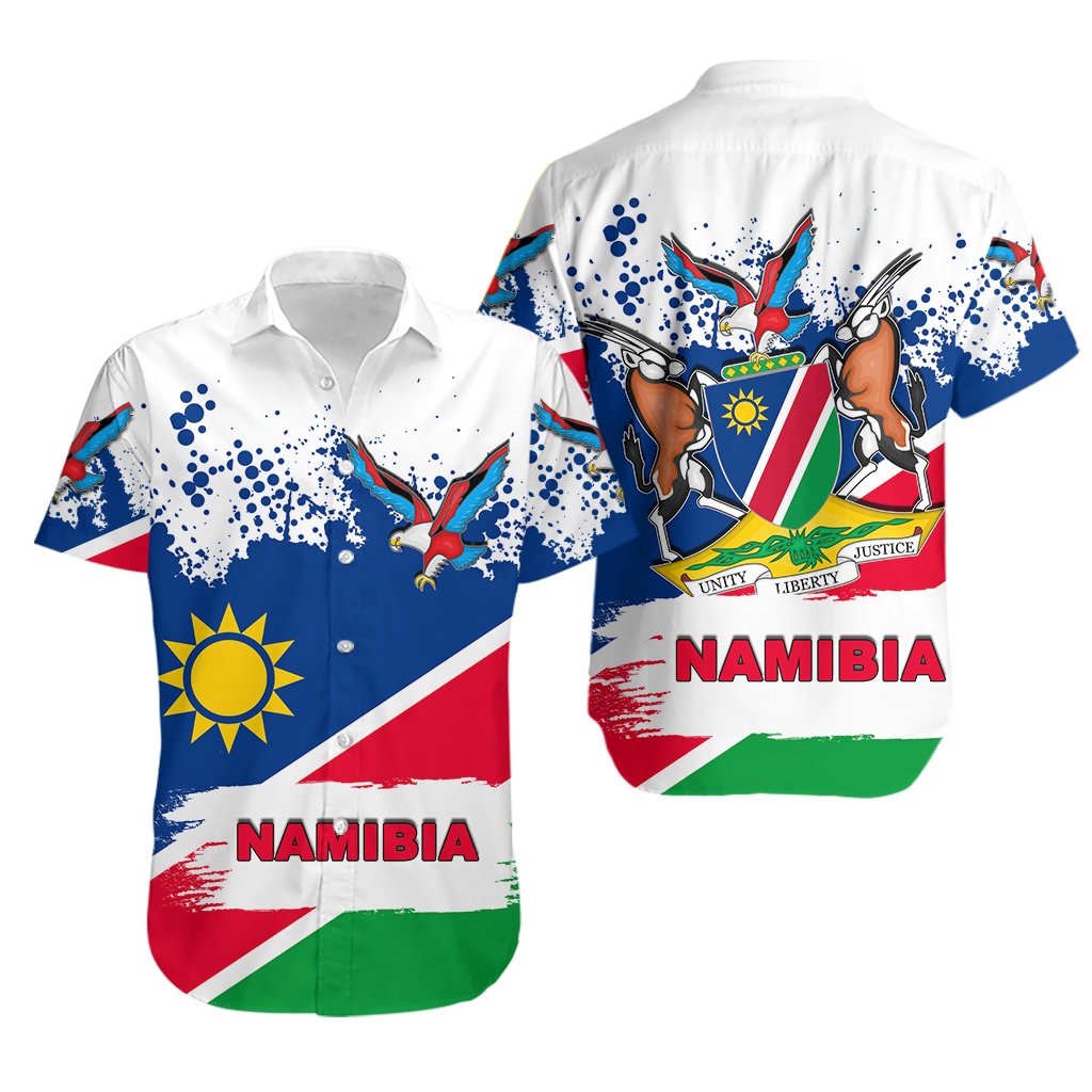 VibeHoodie Namibia Hawaiian Shirt Special Flag Style - Vibe Hoodie Shop