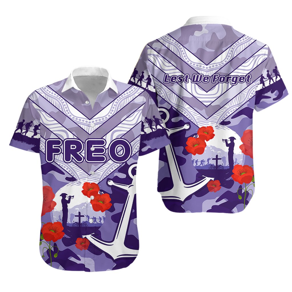 Freo ANZAC Day Hawaiian Shirt Fremantle - Vibe Hoodie Shop