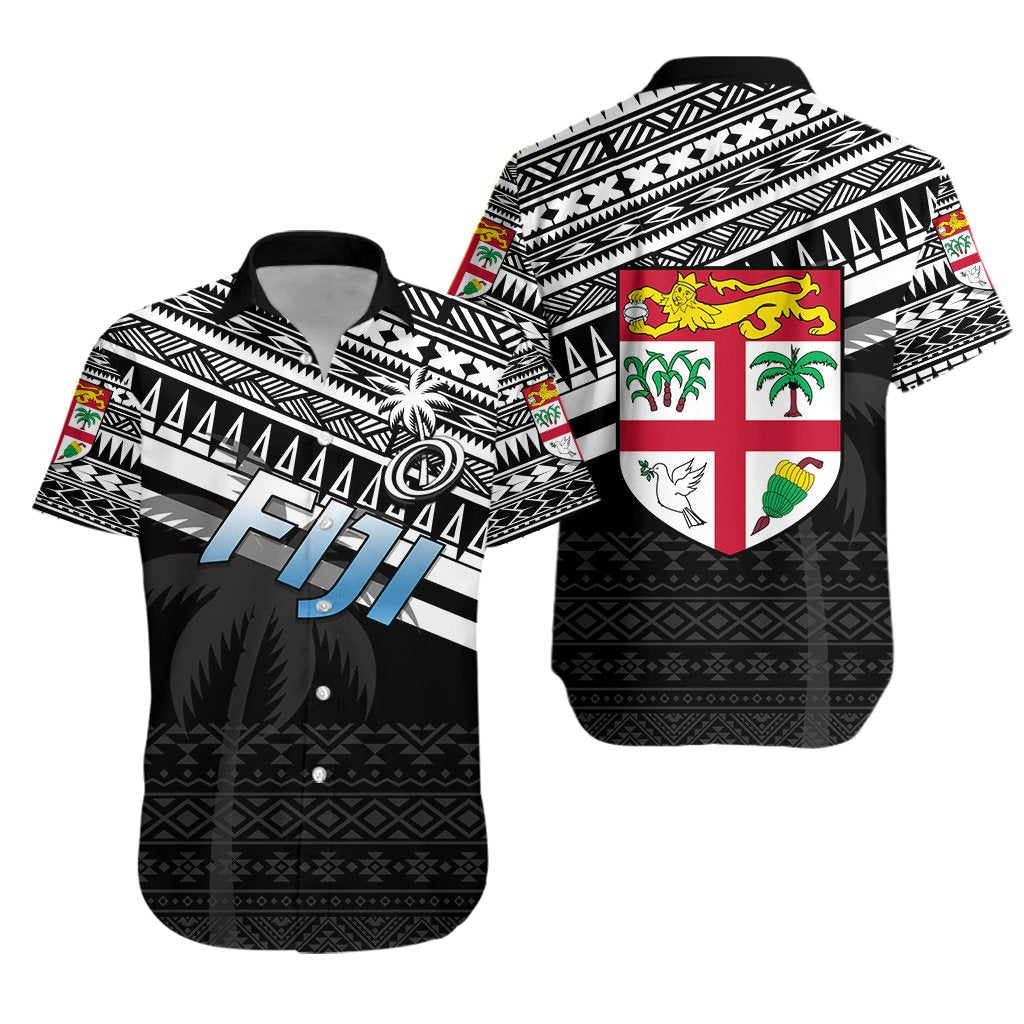 Fiji Rugby Hawaiian Shirt Coconut Tree Version - Vibe Hoodie Shop