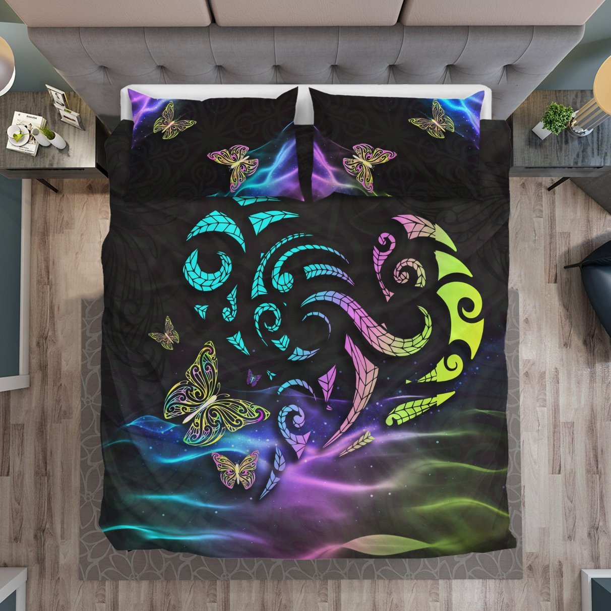 Hineraukatauri Goddess Of Music New Zealand Bedding Set 02 - Vibe Hoodie Shop