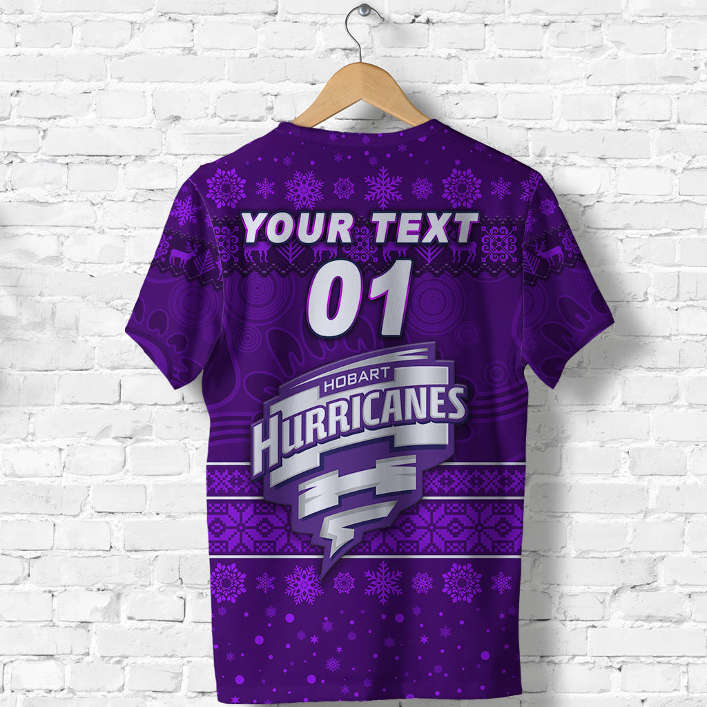 (Custom Personalised) Hobart Hurricanes T shirt Christmas Simple Style - Vibe Hoodie Shop