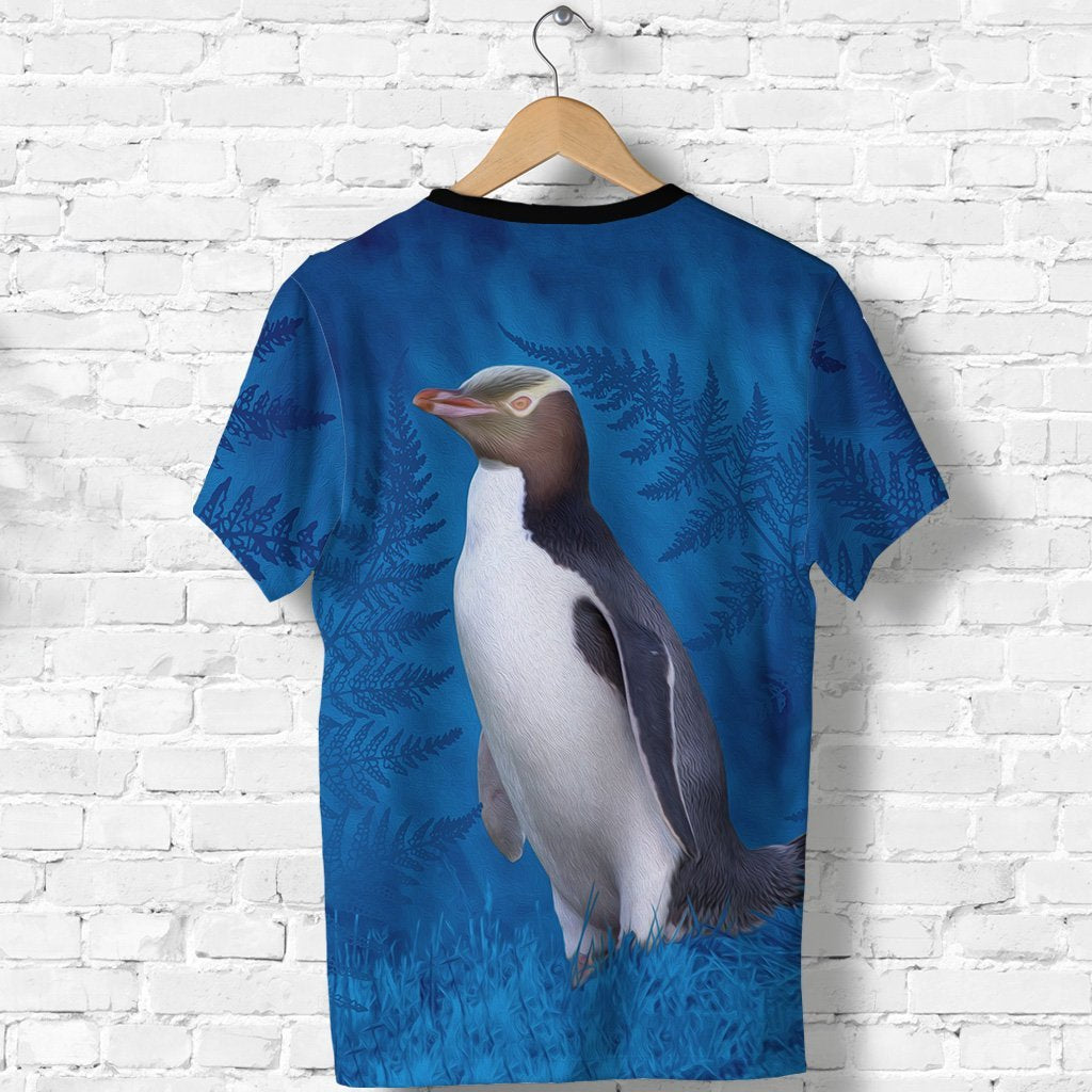 New Zealand Bird Shirt, Hoiho Yellow Eyed Penguin T shirt - Vibe Hoodie Shop