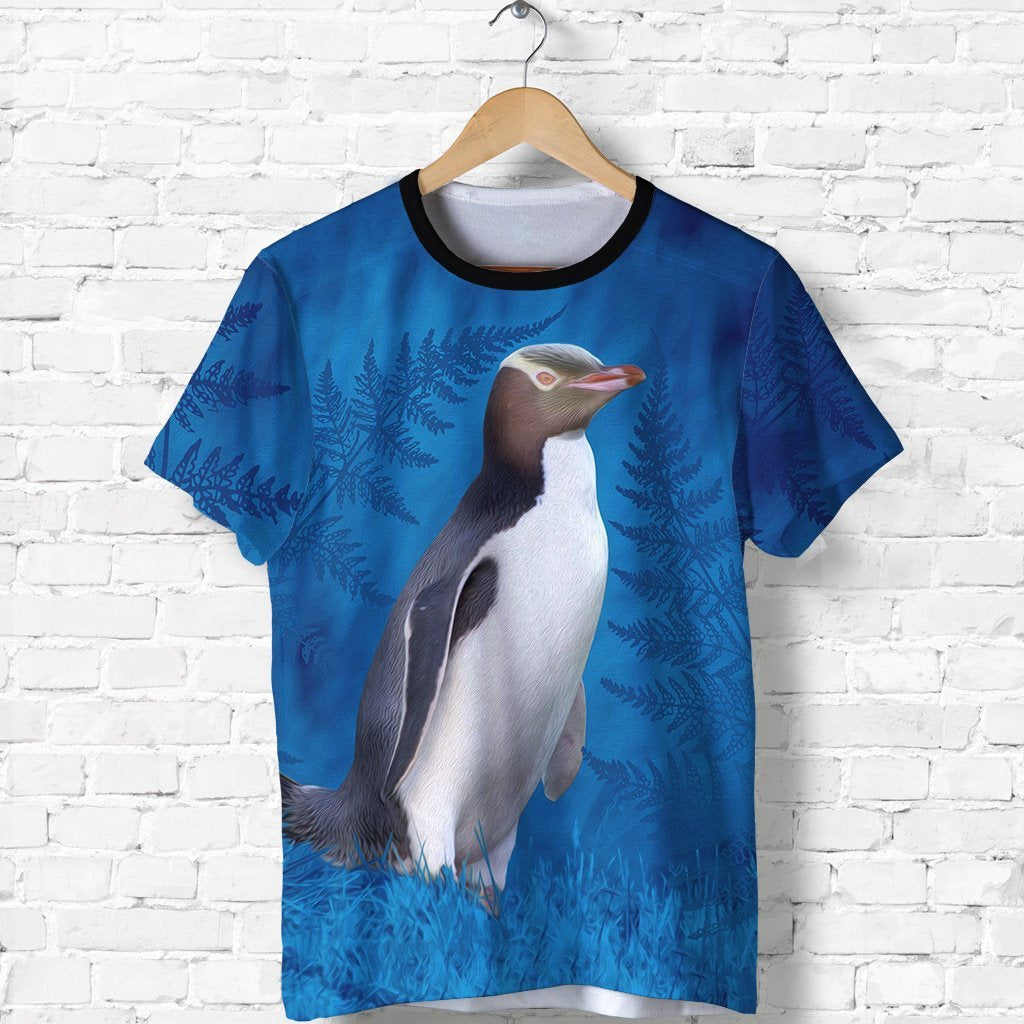 New Zealand Bird Shirt, Hoiho Yellow Eyed Penguin T shirt - Vibe Hoodie Shop