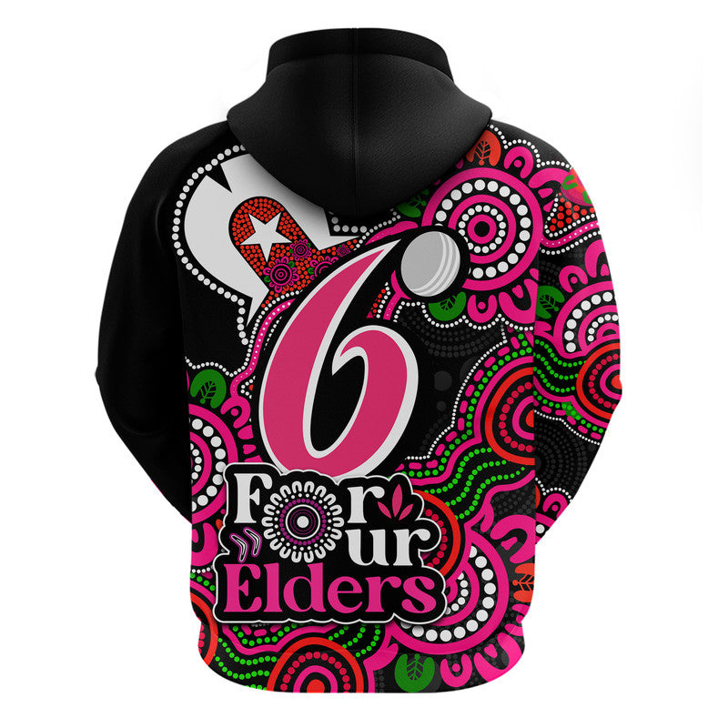 Sydney Sixers Cricket Zip Up And Pullover Hoodie NAIDOC Torres Strait For Our Elders LT9 - Vibe Hoodie Shop