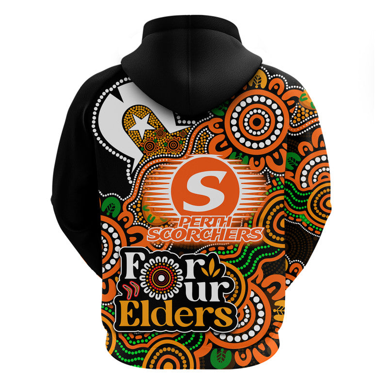 Perth Scorchers Cricket Zip Up And Pullover Hoodie NAIDOC Torres Strait For Our Elders LT9 - Vibe Hoodie Shop