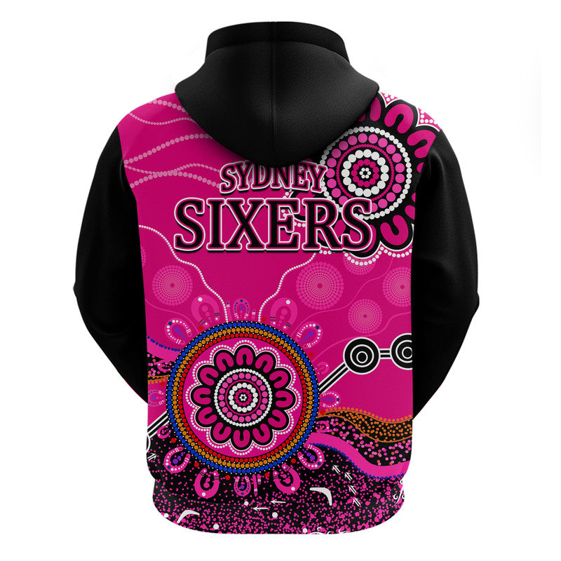 Sydney Sixers Zip Up And Pullover Hoodie Cricket Indigenous Aboriginal LT9 - Vibe Hoodie Shop