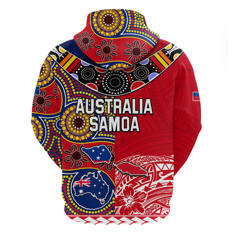 Australia Aboriginal and Samoa Polynesian Zip Up And Pullover Hoodie Boomerang LT9 - Vibe Hoodie Shop