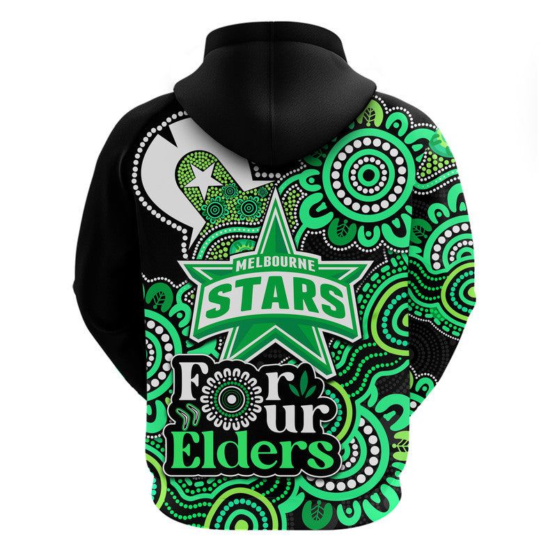 Melbourne Stars Cricket Zip Up And Pullover Hoodie NAIDOC Torres Strait For Our Elders LT9 - Vibe Hoodie Shop