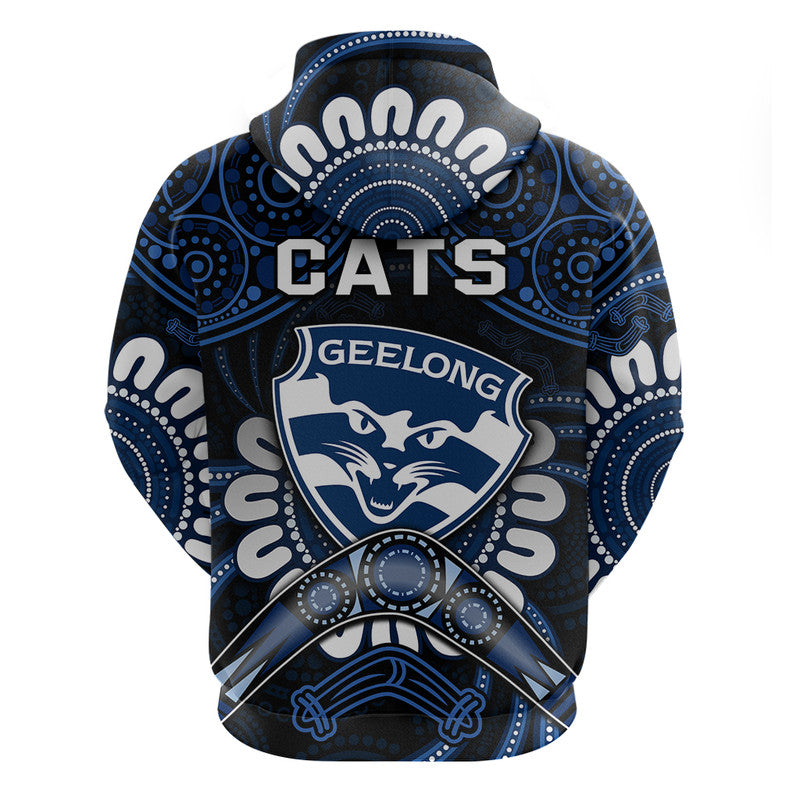 Cats Football Zip Up And Pullover Hoodie Boomerang Indigenous Dots LT9 - Vibe Hoodie Shop