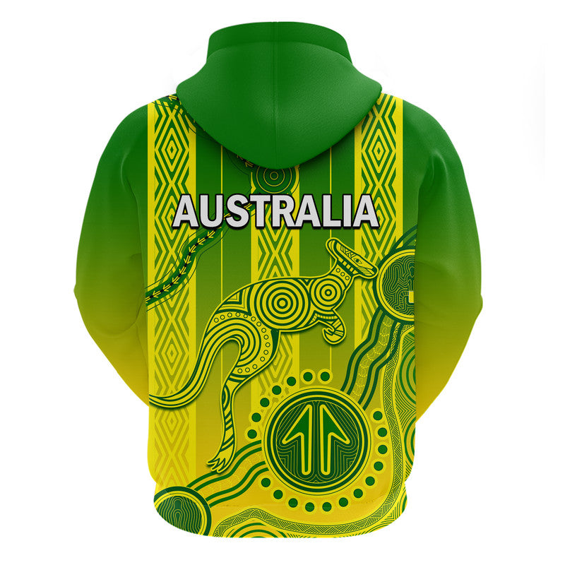 Australia Soccer Zip Up And Pullover Hoodie Go Aussie Socceroos With Kangaroo LT9 - Vibe Hoodie Shop