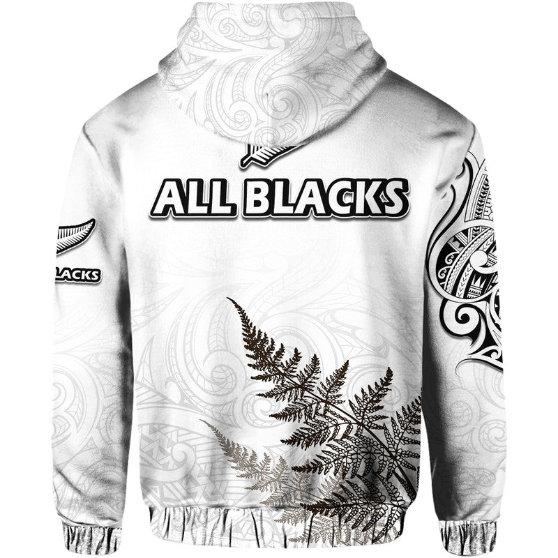 New Zealand Silver Fern Rugby Zip Up And Pullover Hoodie Maori Ethics Style LT9 - Vibe Hoodie Shop