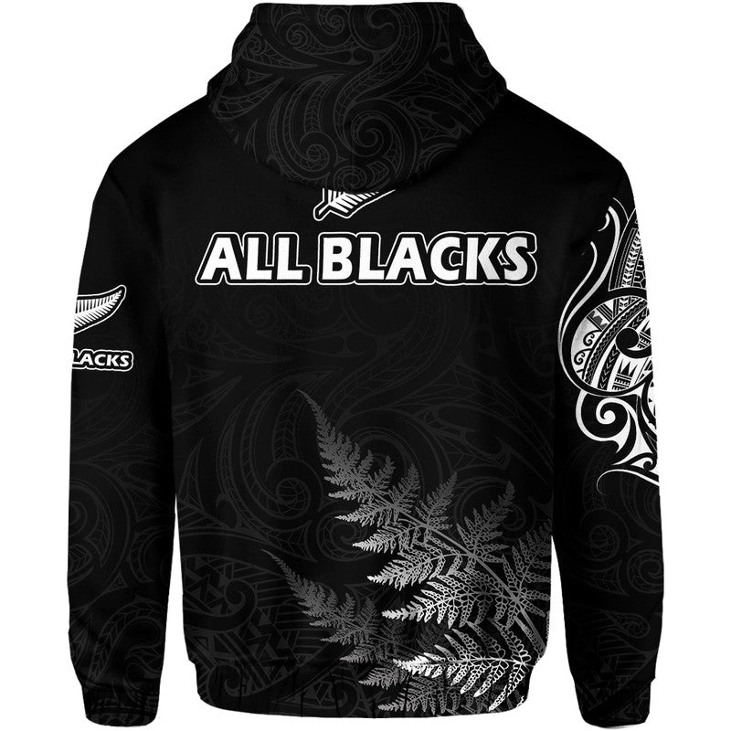 New Zealand Silver Fern Rugby Zip Up And Pullover Hoodie Maori Ethics Style LT9 - Vibe Hoodie Shop
