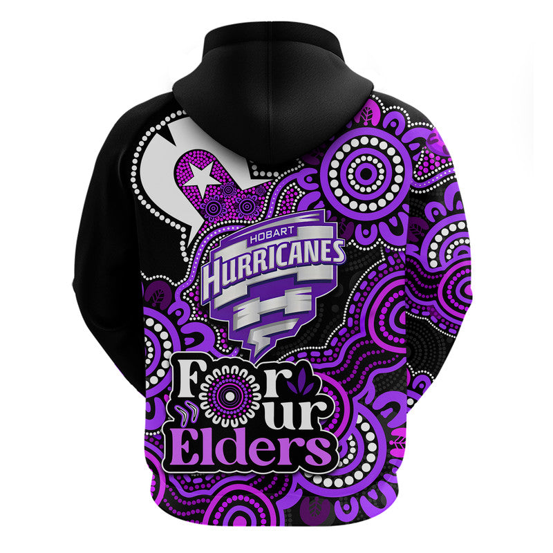 Hobart Hurricanes Cricket Zip Up And Pullover Hoodie NAIDOC Torres Strait For Our Elders LT9 - Vibe Hoodie Shop