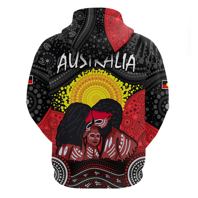 Australia Indigenous Aboriginal Family Zip Up And Pullover Hoodie LT9 - Vibe Hoodie Shop