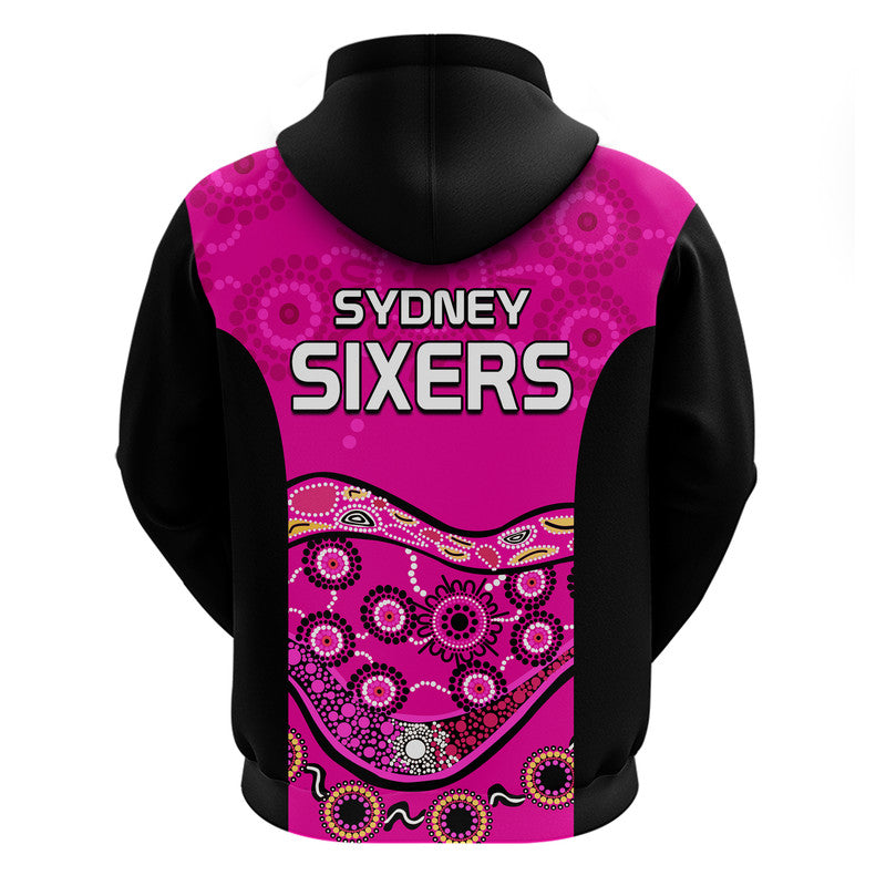 Sixers Cricket Zip Up And Pullover Hoodie Sydney Aboriginal LT9 - Vibe Hoodie Shop