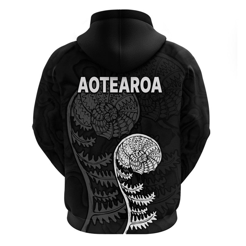 Aotearoa Silver Fern Zip Up And Pullover Hoodie LT9 - Vibe Hoodie Shop