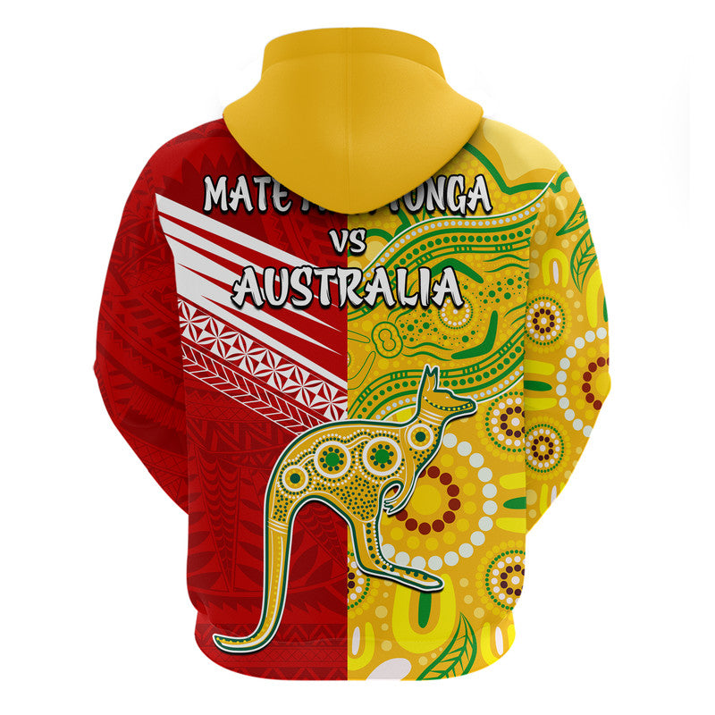 Australia Kangaroos and Mate Maa Tonga Zip Up And Pullover Hoodie LT9 - Vibe Hoodie Shop