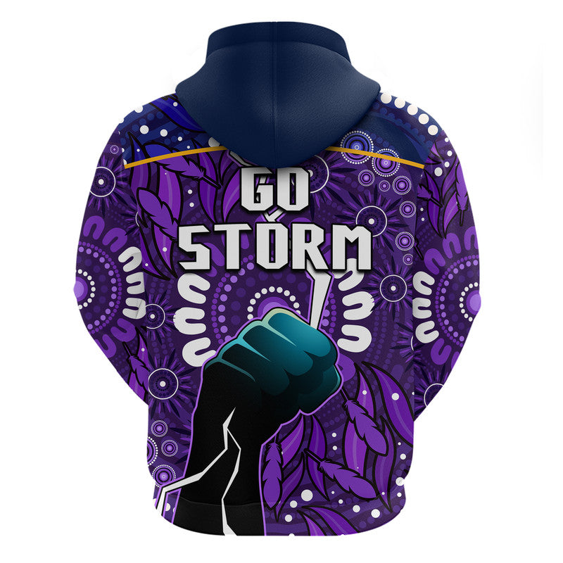 Storm Rugby Zip Up And Pullover Hoodie Indigenous With Thunder Go Storm LT9 - Vibe Hoodie Shop