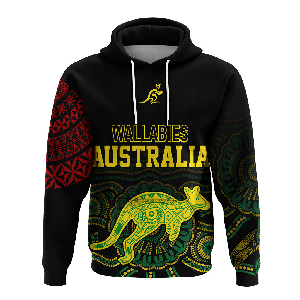 Personalised Aussie Wallabies Mix Mate Maa Tonga Hoodie Ver 02 LT7 - Vibe Hoodie Shop