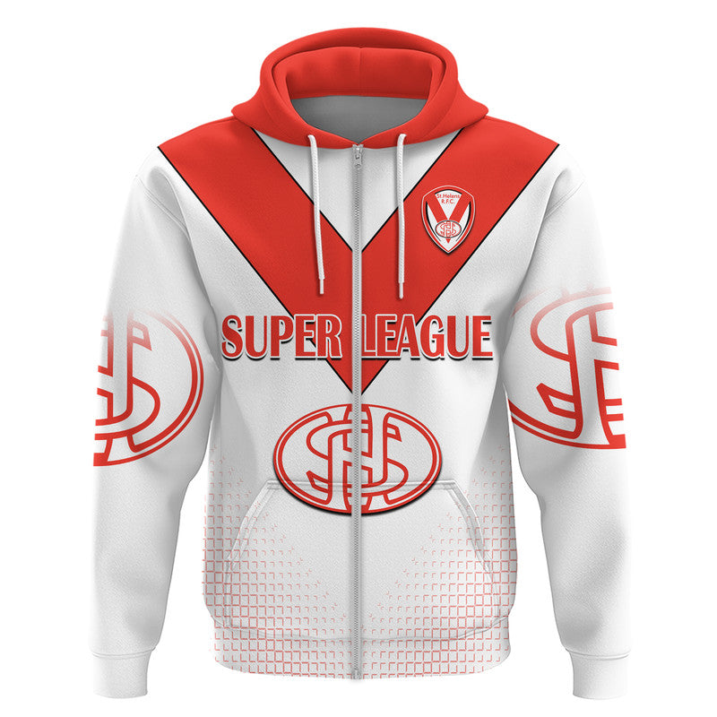 (Custom Personalised) Saints Rugby Champions Zip Up And Pullover Hoodie St Helens World Club Challenge LT9 - Vibe Hoodie Shop