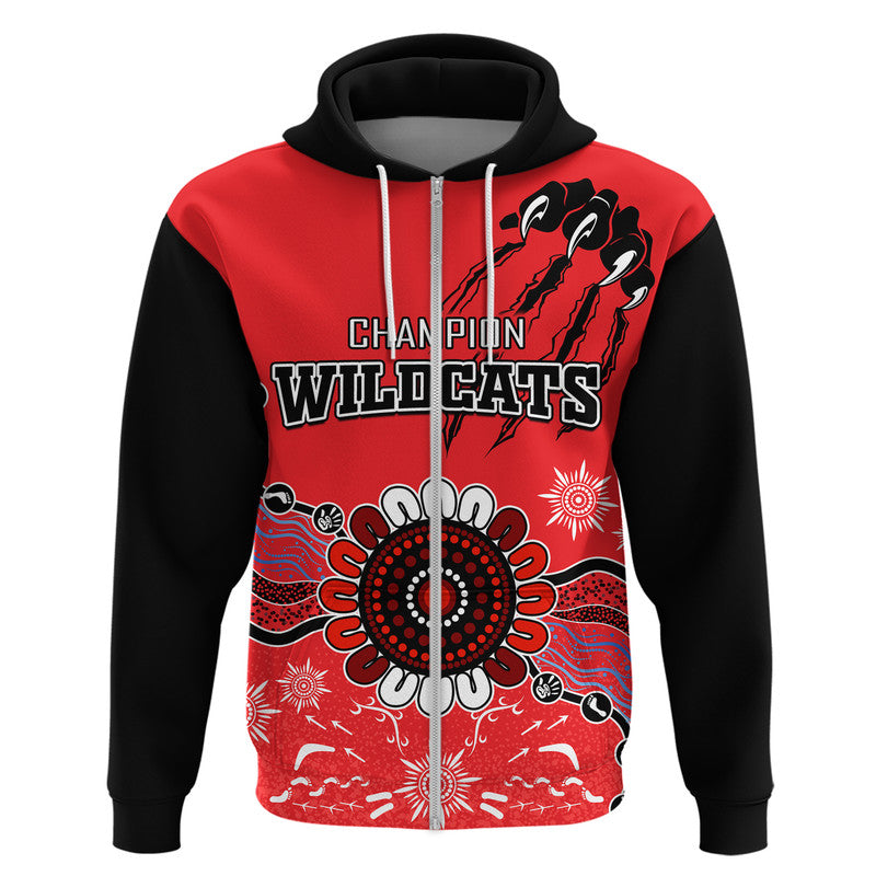 Wildcats Basketball Zip Up And Pullover Hoodie Go Champions Aboriginal LT9 - Vibe Hoodie Shop