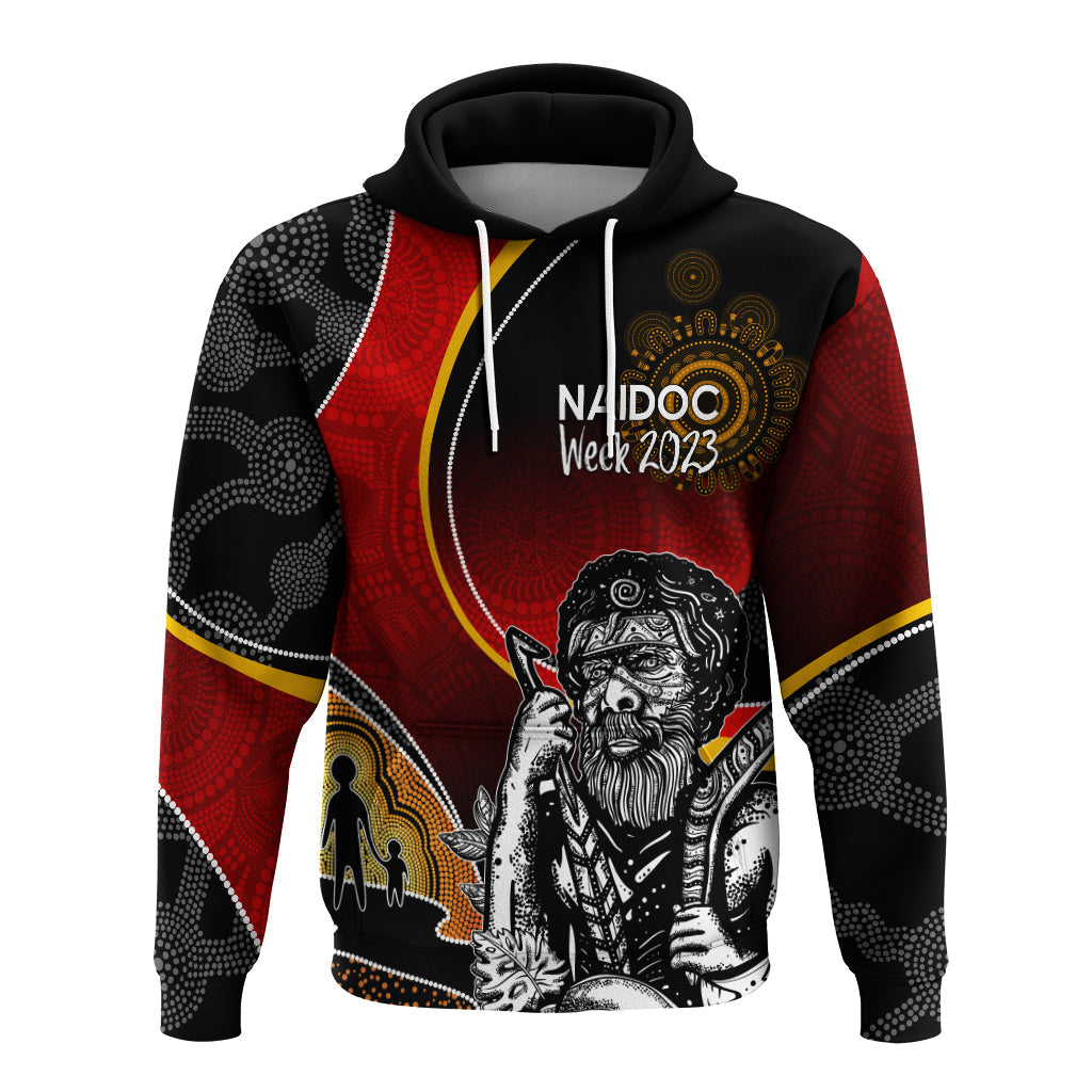 NAIDOC Week 2023 Hoodie Aboriginal Art - For Our Elders LT7 - Vibe Hoodie Shop
