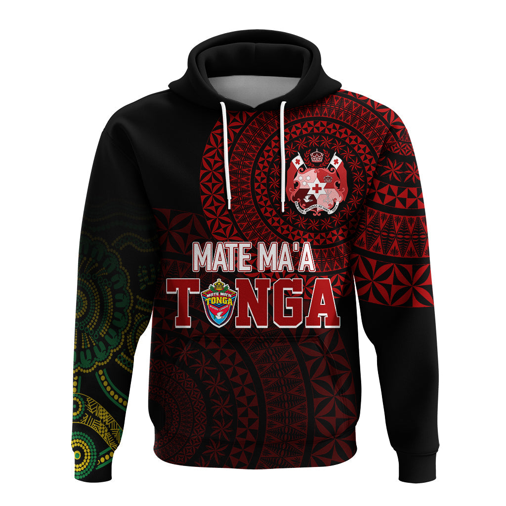 Personalised Aussie Wallabies Mix Mate Maa Tonga Hoodie Ver 01 LT7 - Vibe Hoodie Shop