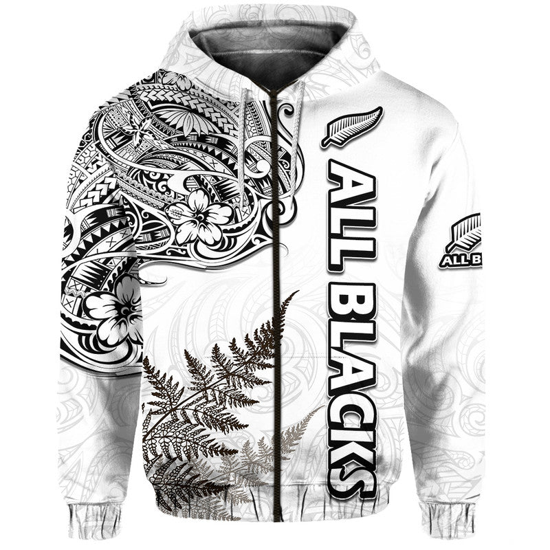 New Zealand Silver Fern Rugby Zip Up And Pullover Hoodie Maori Ethics Style LT9 - Vibe Hoodie Shop