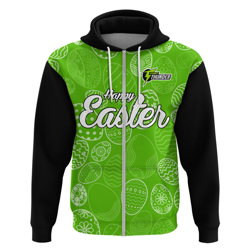 Sydney Thunder Cricket Happy Easter Day Zip Up And Pullover Hoodie Simple Style LT9 - Vibe Hoodie Shop