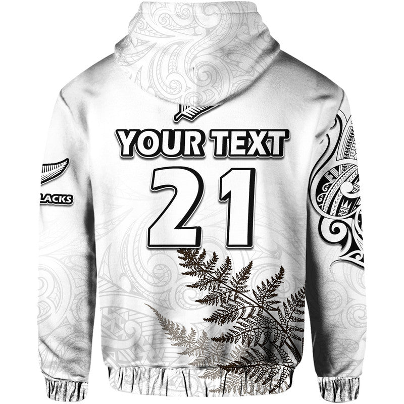 (Custom Personalised) New Zealand Silver Fern Rugby Zip Up And Pullover Hoodie Maori Ethics Style LT9 - Vibe Hoodie Shop