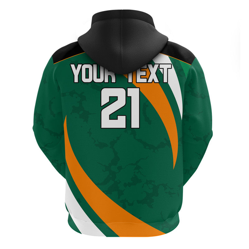 (Custom Text And Number) Irish Rugby Sevens IRFU Zip Up And Pullover Hoodie Sporty Style LT9 - Vibe Hoodie Shop