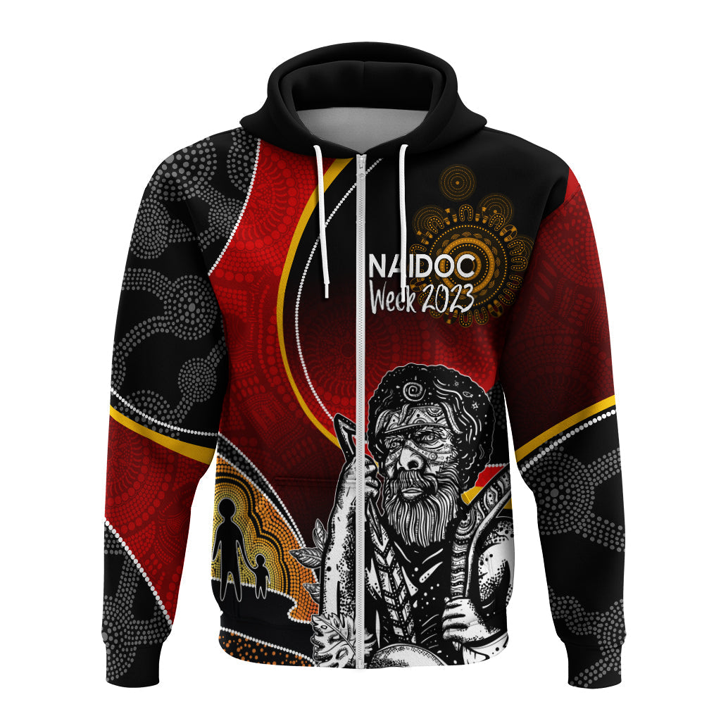NAIDOC Week 2023 Hoodie Aboriginal Art - For Our Elders LT7 - Vibe Hoodie Shop