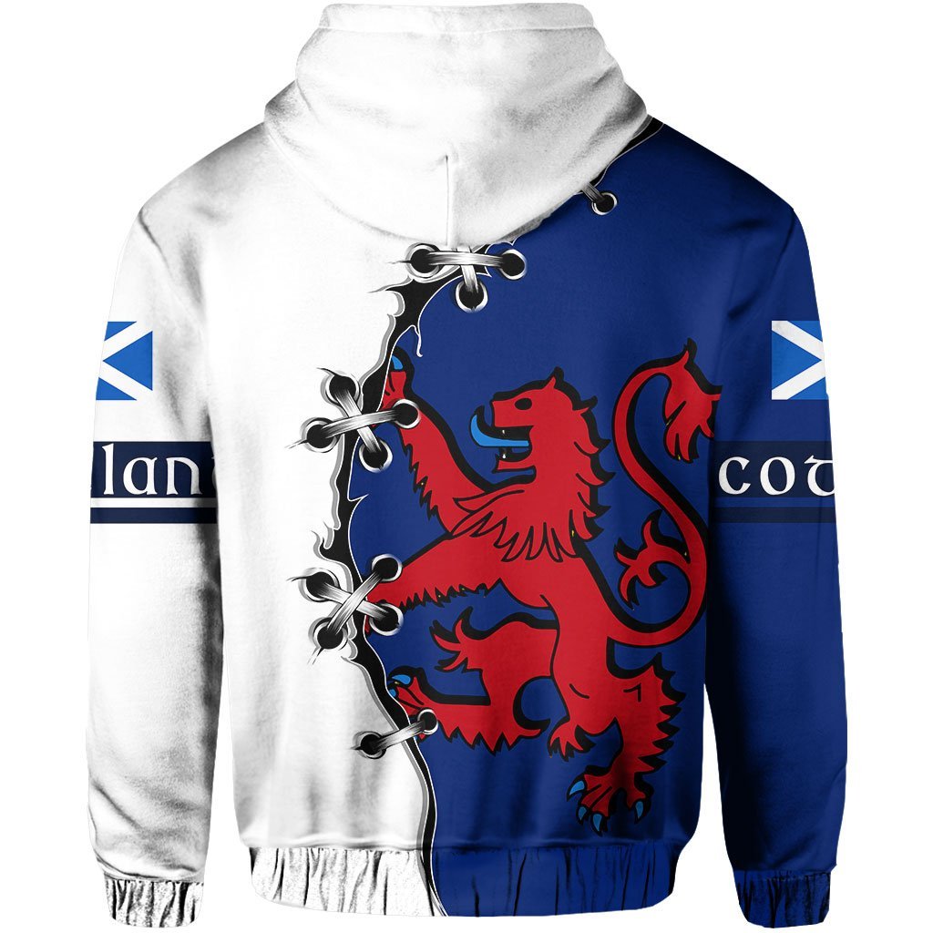 Scotland Hoodie - Lion Coat Of Arms - Cinch Style - Vibe Hoodie Shop