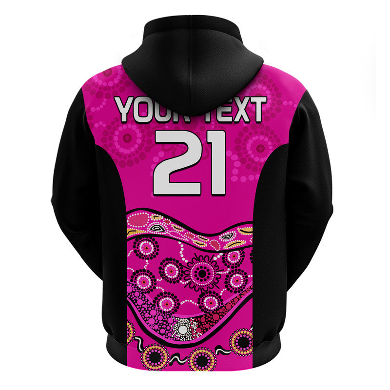 (Custom Personalised) Sixers Cricket Zip Up And Pullover Hoodie Sydney Aboriginal LT9 - Vibe Hoodie Shop