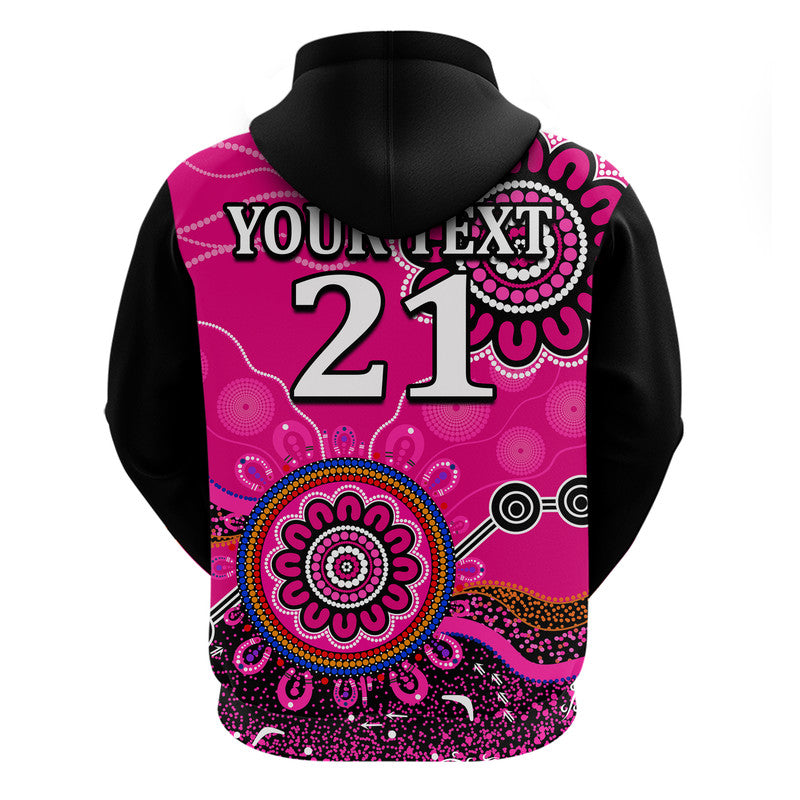 (Custom Personalised) Sydney Sixers Zip Up And Pullover Hoodie Cricket Indigenous Aboriginal LT9 - Vibe Hoodie Shop