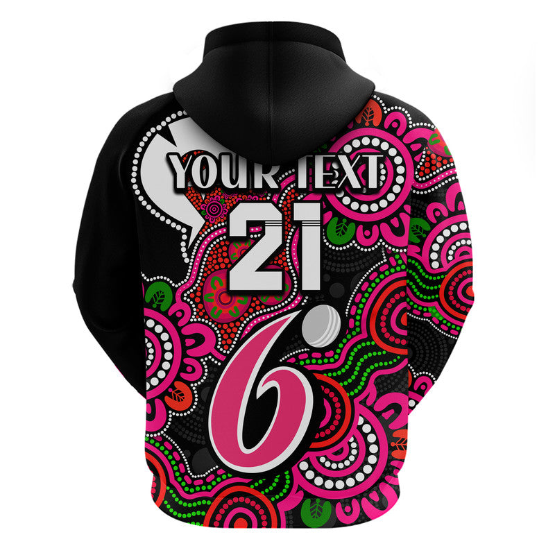 (Custom Personalised) Sydney Sixers Cricket Zip Up And Pullover Hoodie NAIDOC Torres Strait For Our Elders LT9 - Vibe Hoodie Shop