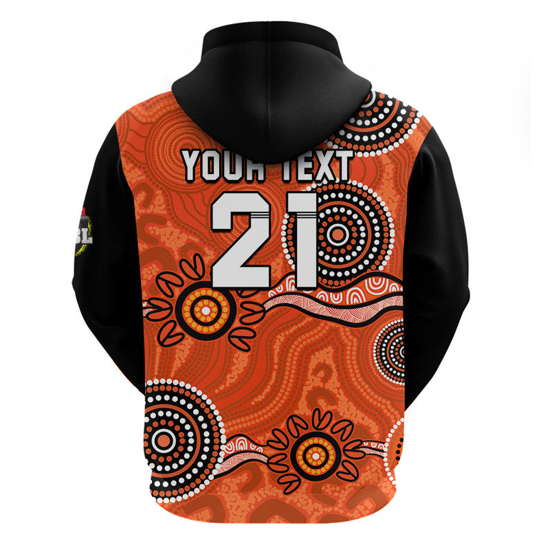 (Custom Personalised) Perth Scorchers Cricket Dots Zip Up And Pullover Hoodie LT9 - Vibe Hoodie Shop