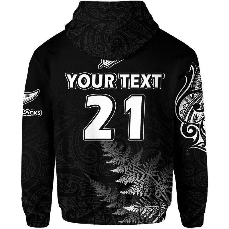 (Custom Personalised) New Zealand Silver Fern Rugby Zip Up And Pullover Hoodie Maori Ethics Style LT9 - Vibe Hoodie Shop