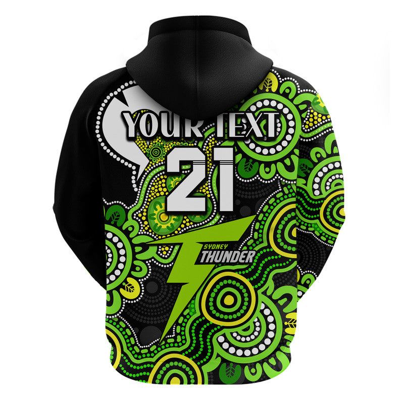 (Custom Personalised) Sydney Thunder Cricket Zip Up And Pullover Hoodie NAIDOC Torres Strait For Our Elders LT9 - Vibe Hoodie Shop