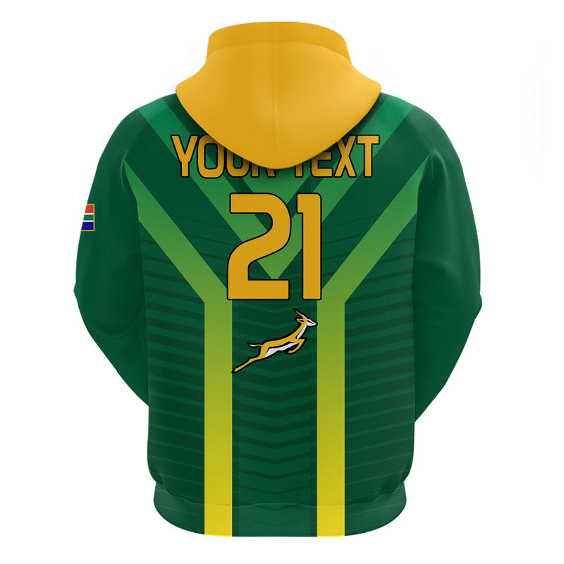 (Custom Text And Number) South Africa Rugby Zip Up And Pullover Hoodie Springboks Sporty Style LT9 - Vibe Hoodie Shop
