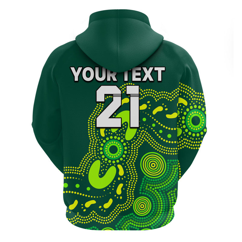 (Custom Text And Number) Australia Rugby Sevens Zip Up And Pullover Hoodie Aboriginal LT9 - Vibe Hoodie Shop