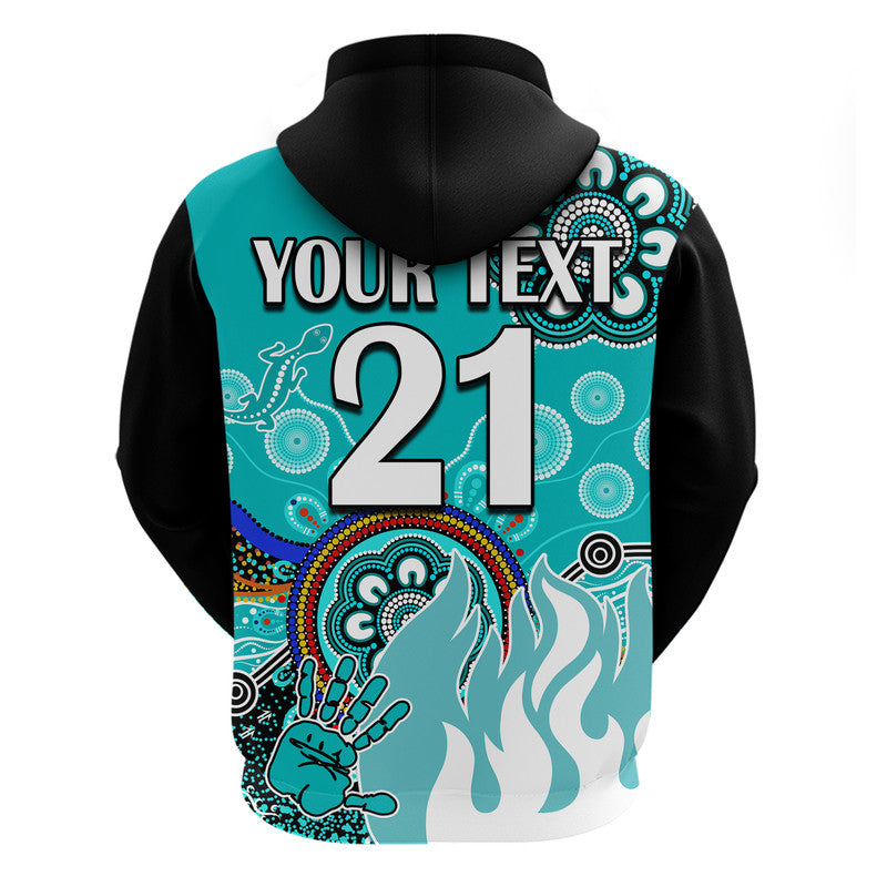 (Custom Personalised) Brisbane Heat Zip Up And Pullover Hoodie Cricket Indigenous Aboriginal Lizard Version LT9 - Vibe Hoodie Shop