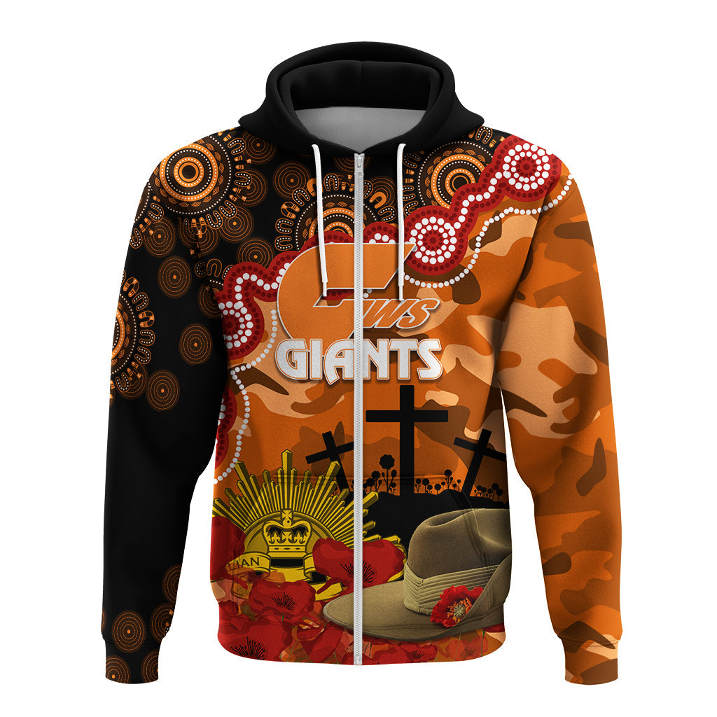 The Giants Football ANZAC 2023 Hoodie Aboriginal Mix Slouch Hat LT7 - Vibe Hoodie Shop