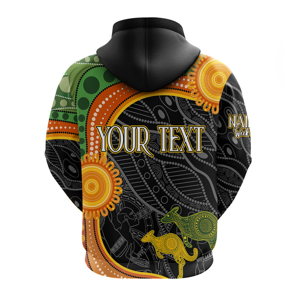 Personalised Australia Indigenous NAIDOC Week 2023 With Kangaroos Hoodie LT7 - Vibe Hoodie Shop