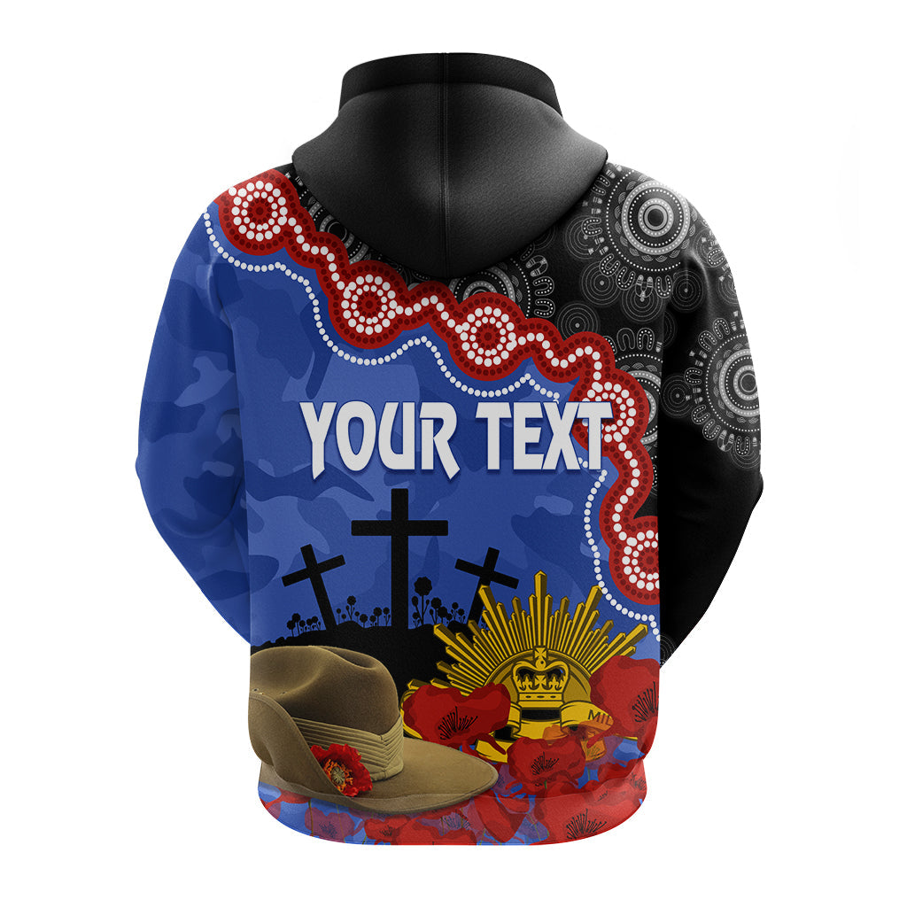 Kangaroos Football ANZAC 2023 Hoodie Aboriginal Mix Slouch Hat LT7 - Vibe Hoodie Shop